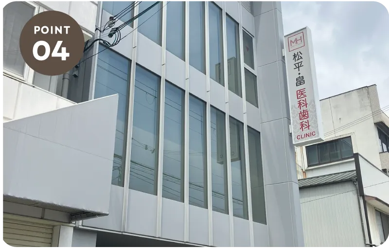 徒歩圏内の病院